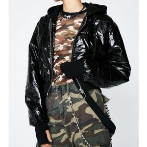 DOLLS KILL POSTER GRL Puffer Jacket